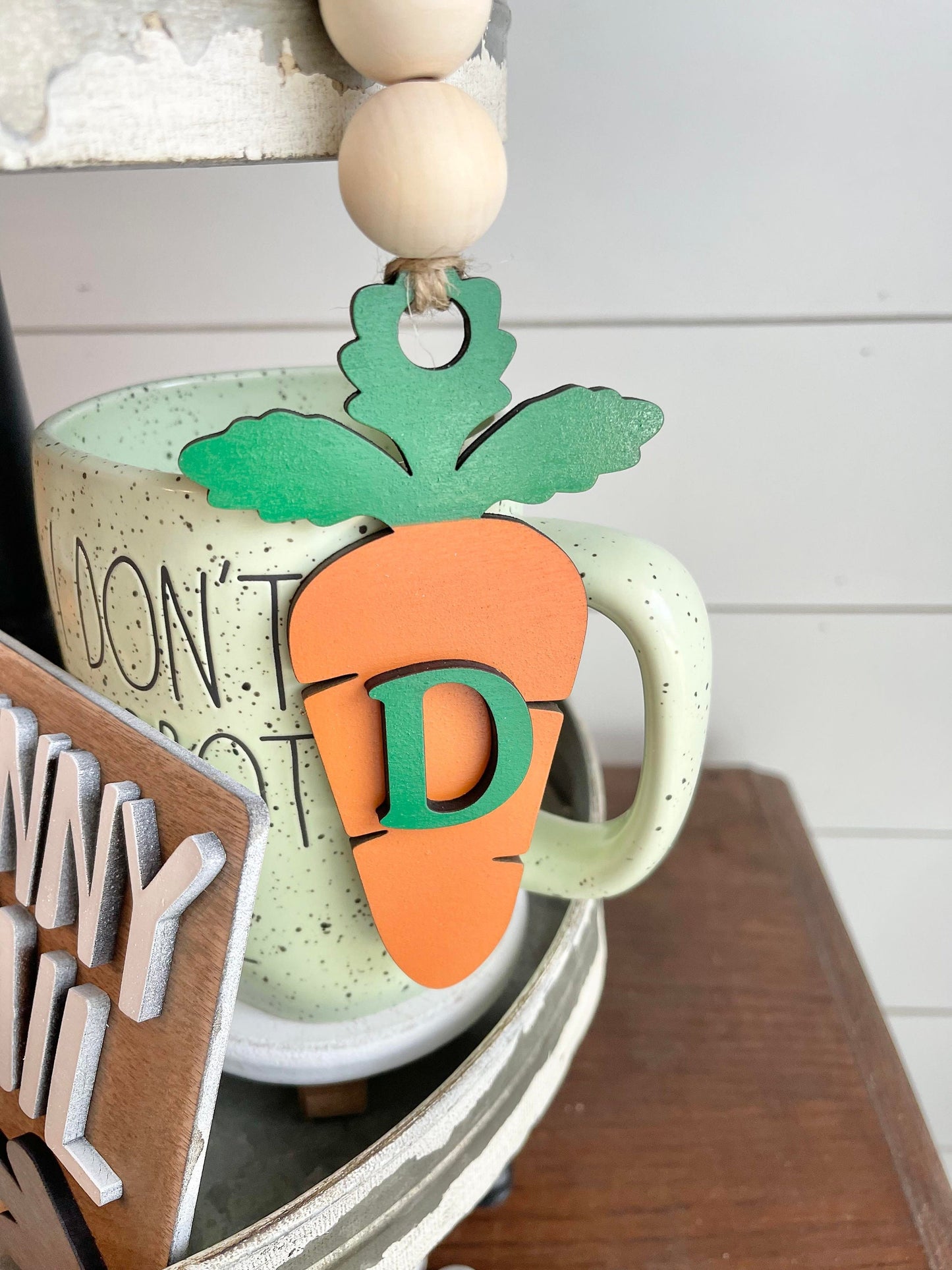 Easter Tiered Tray Personalized - Personalized Bunny Tiered Tray - Every Bunny Welcome - Hoppy Easter - Easter Decor - Bunny Decor - Carrots