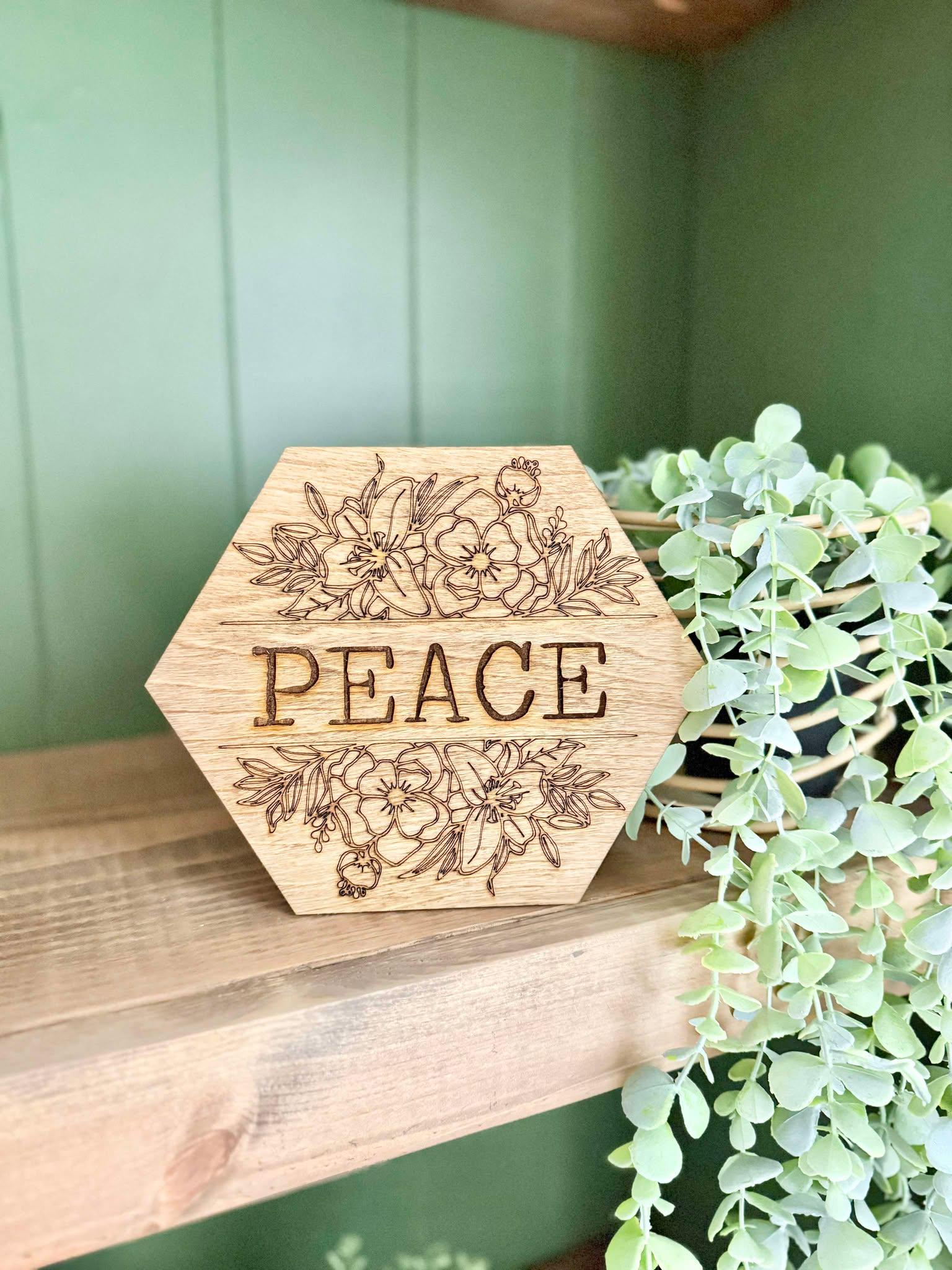 2025 Word of the year sign | Intention Sign | Mantra Reminder | Daily Affirmation Sign