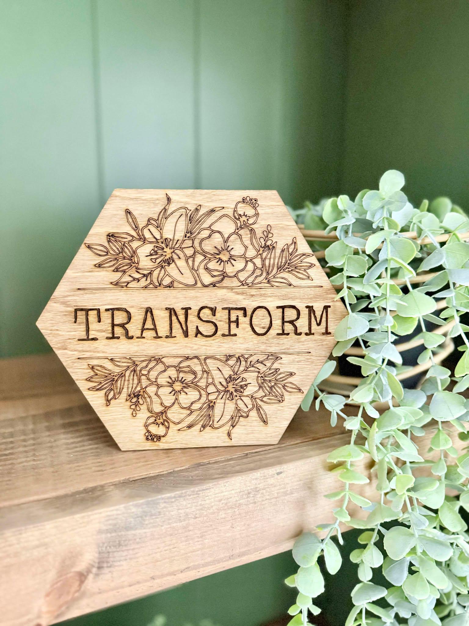 2025 Word of the year sign | Intention Sign | Mantra Reminder | Daily Affirmation Sign