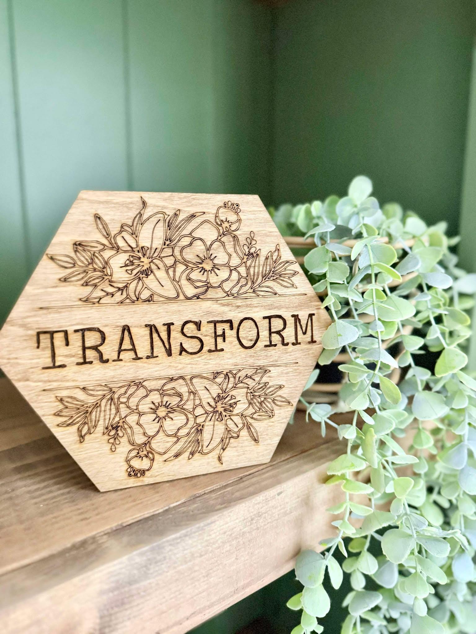 2025 Word of the year sign | Intention Sign | Mantra Reminder | Daily Affirmation Sign