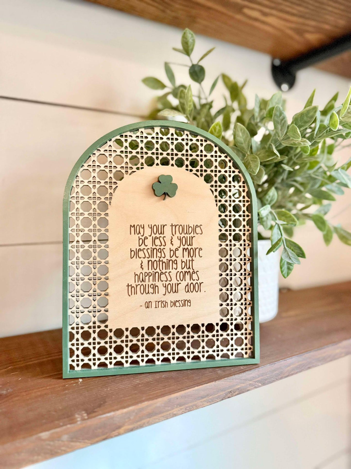 Irish Blessing Sign | Celtic Home Decor | St. Patrick's Day Decor | Inspirational wall art