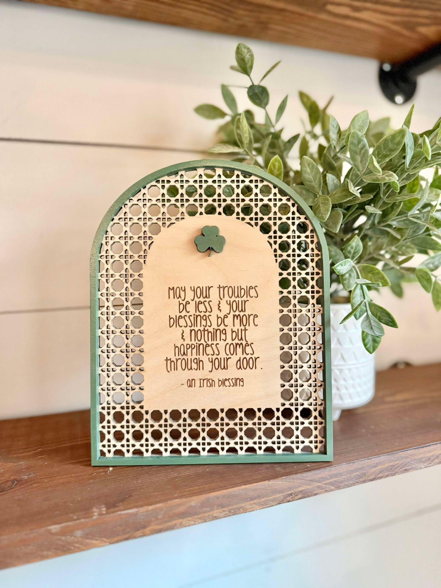Irish Blessing Sign | Celtic Home Decor | St. Patrick's Day Decor | Inspirational wall art